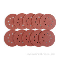 150mm round sand paper disc abrasive 8 holes